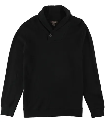 Tasso Elba Mens Textured Shawl-Collar Pullover Sweater, TW2