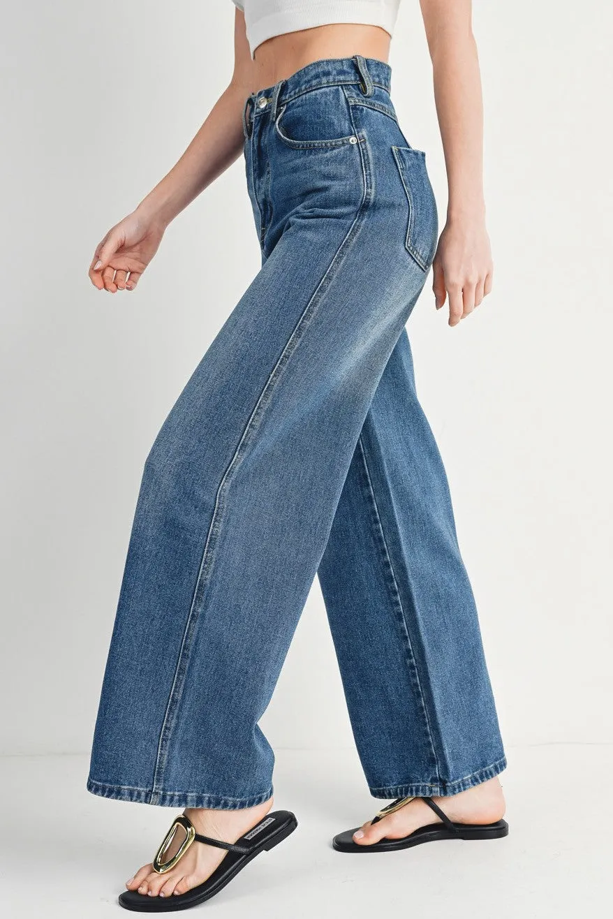 The Dundee High-Rise Wide Leg Jeans