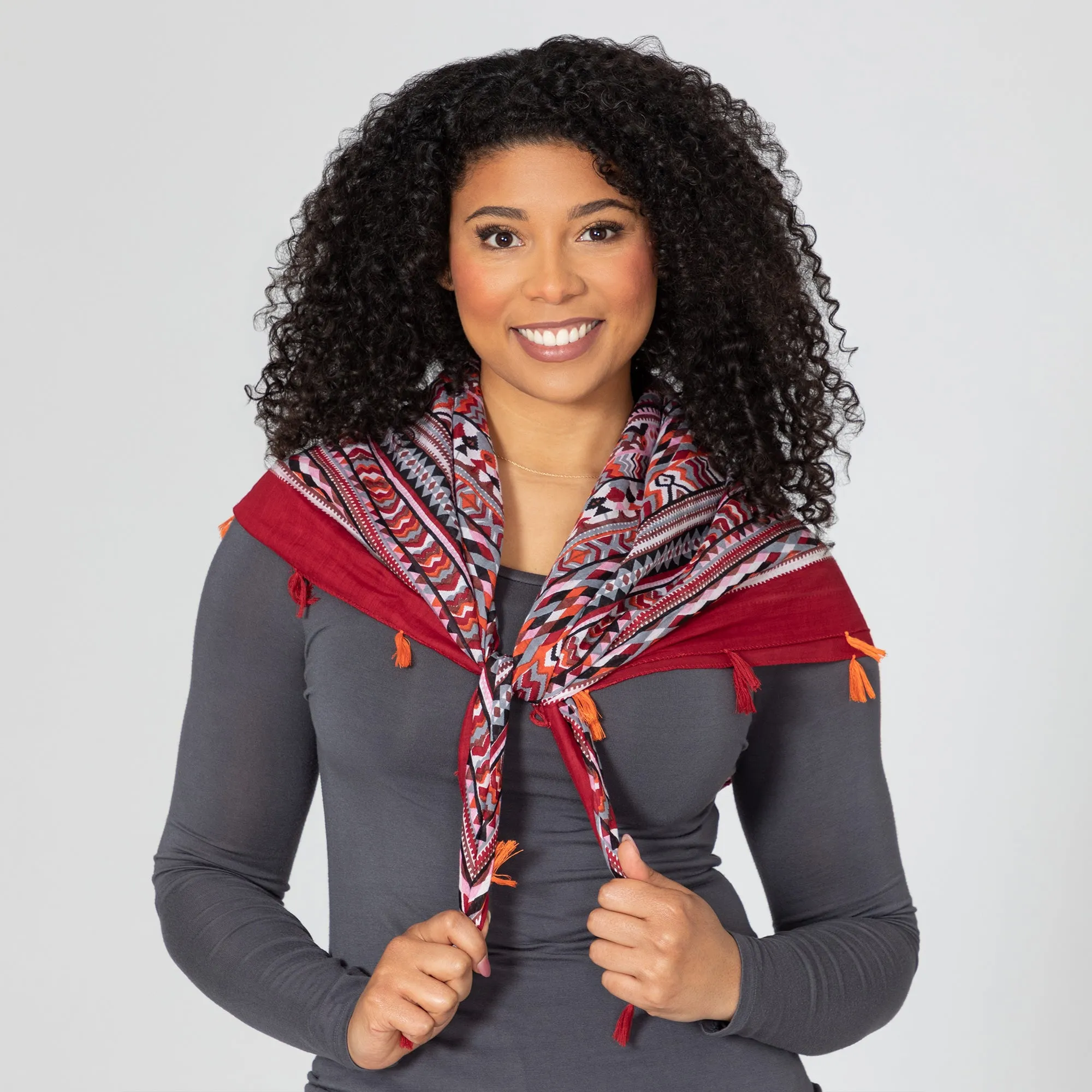 Tribal Tassel Scarf