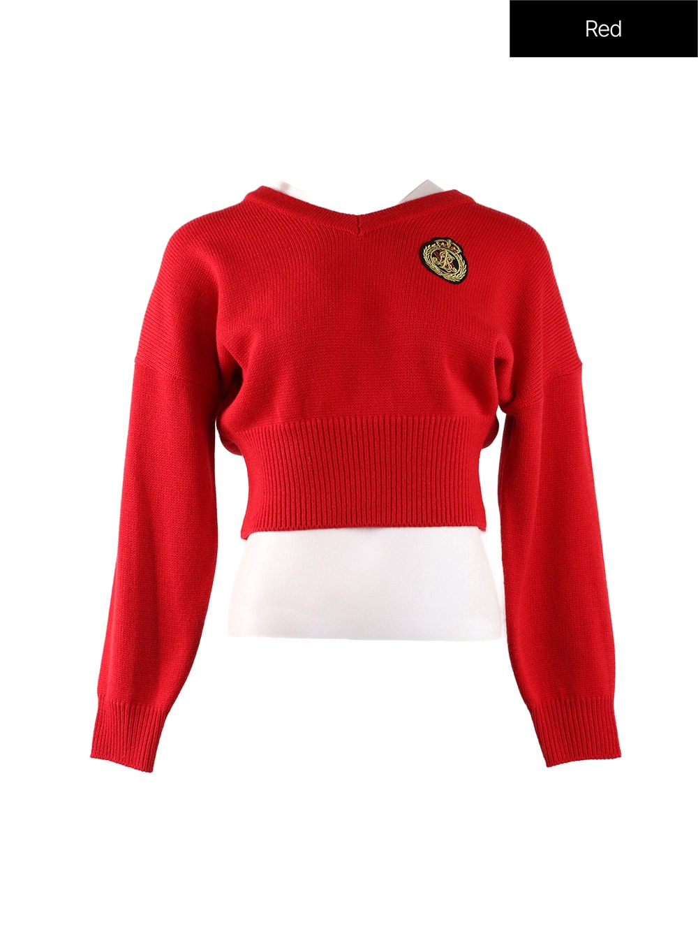 V-Neck Knit Sweater IF408