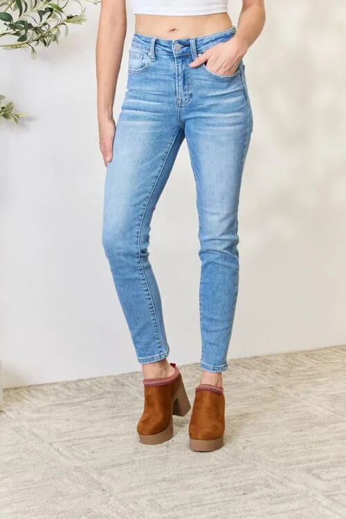 Vivian Mid Rise Skinny Jeans