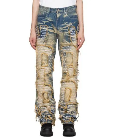 Who Decides War Blue WDW Overlay Jeans