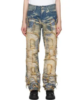 Who Decides War Blue WDW Overlay Jeans