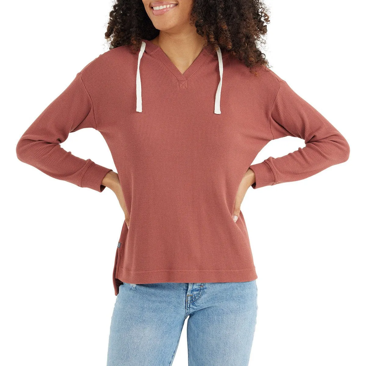 Women's Bamboo Waffle Hoody