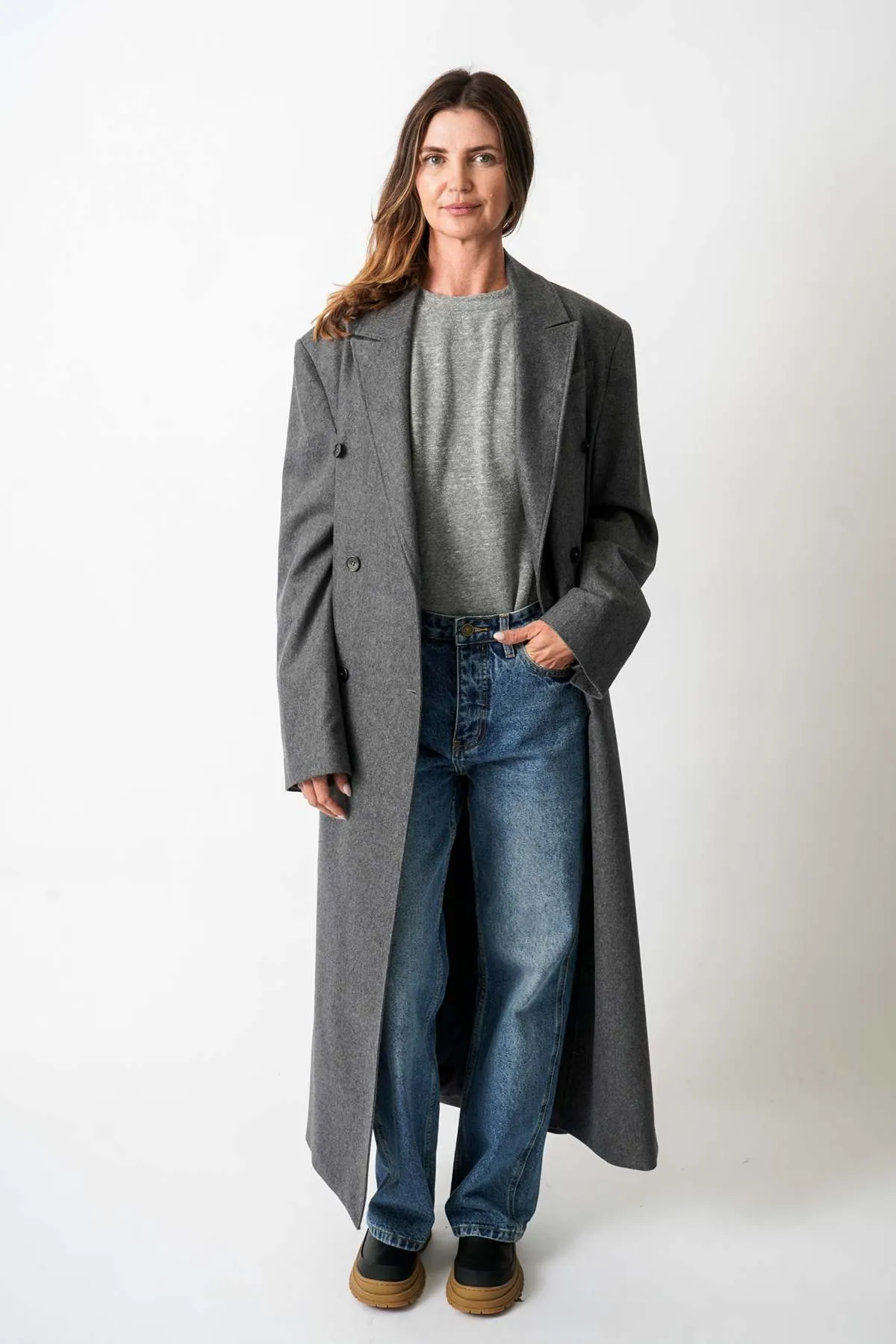 Zeno Coat - Dark Heather Grey