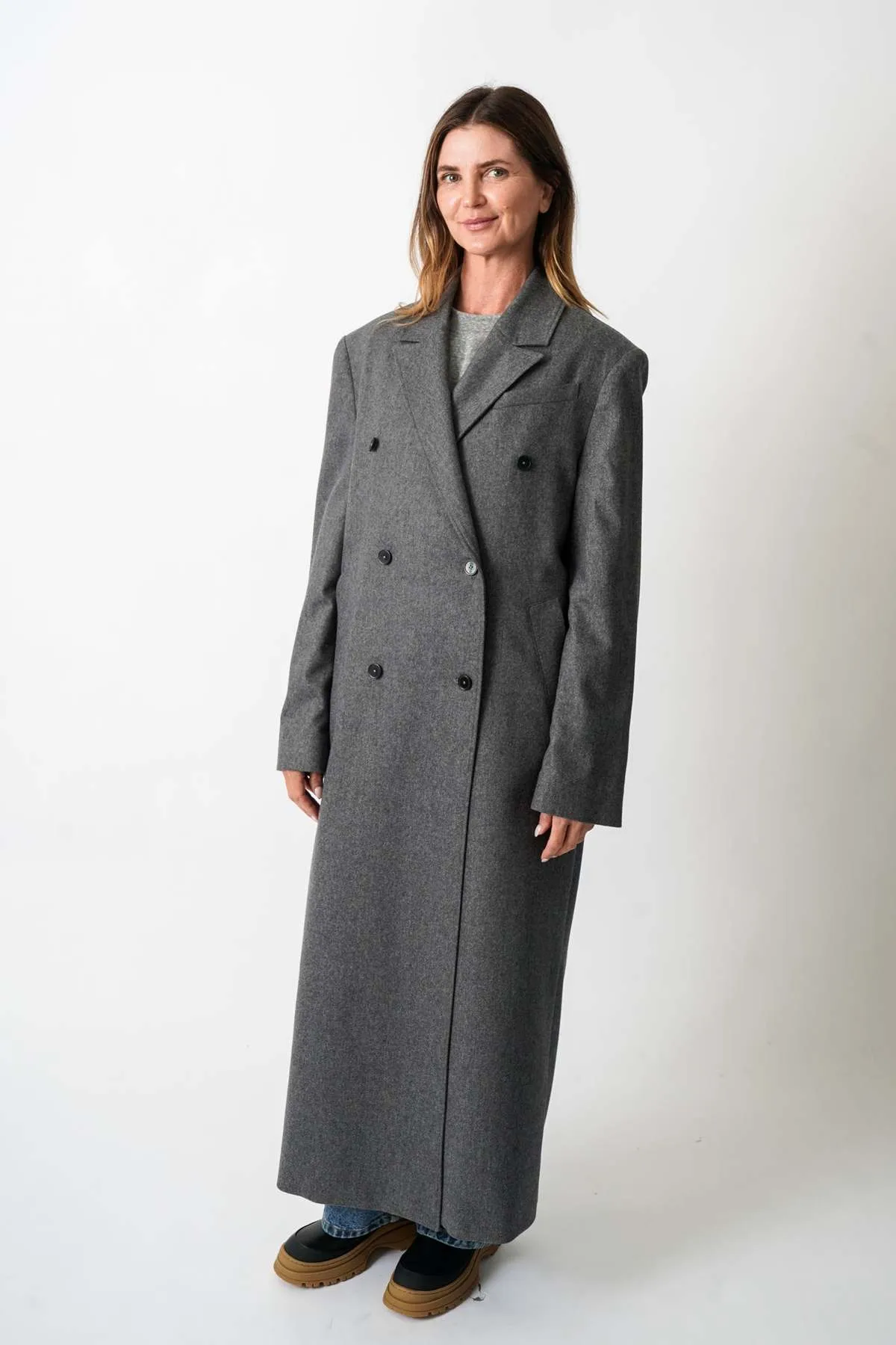 Zeno Coat - Dark Heather Grey