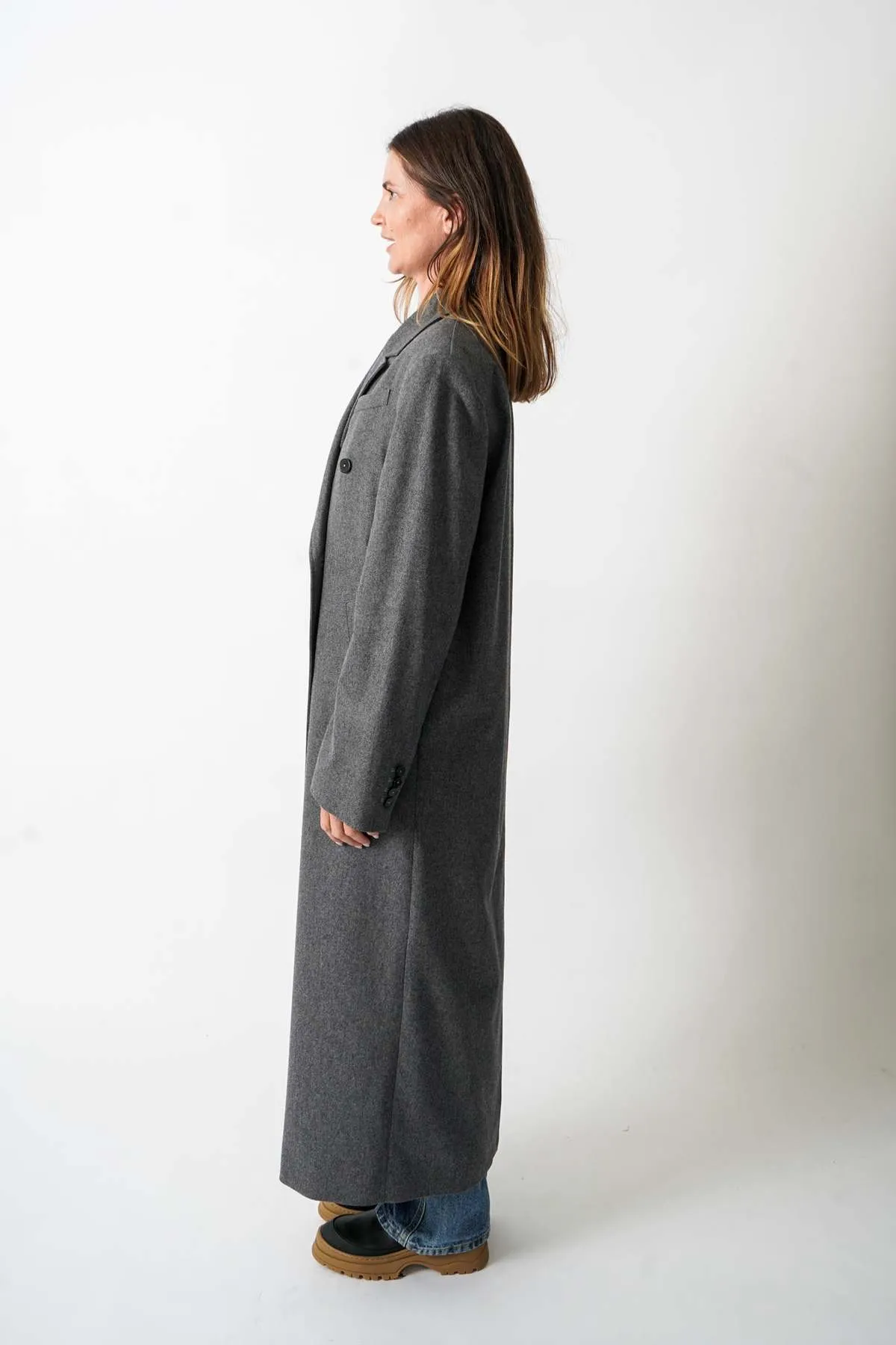 Zeno Coat - Dark Heather Grey