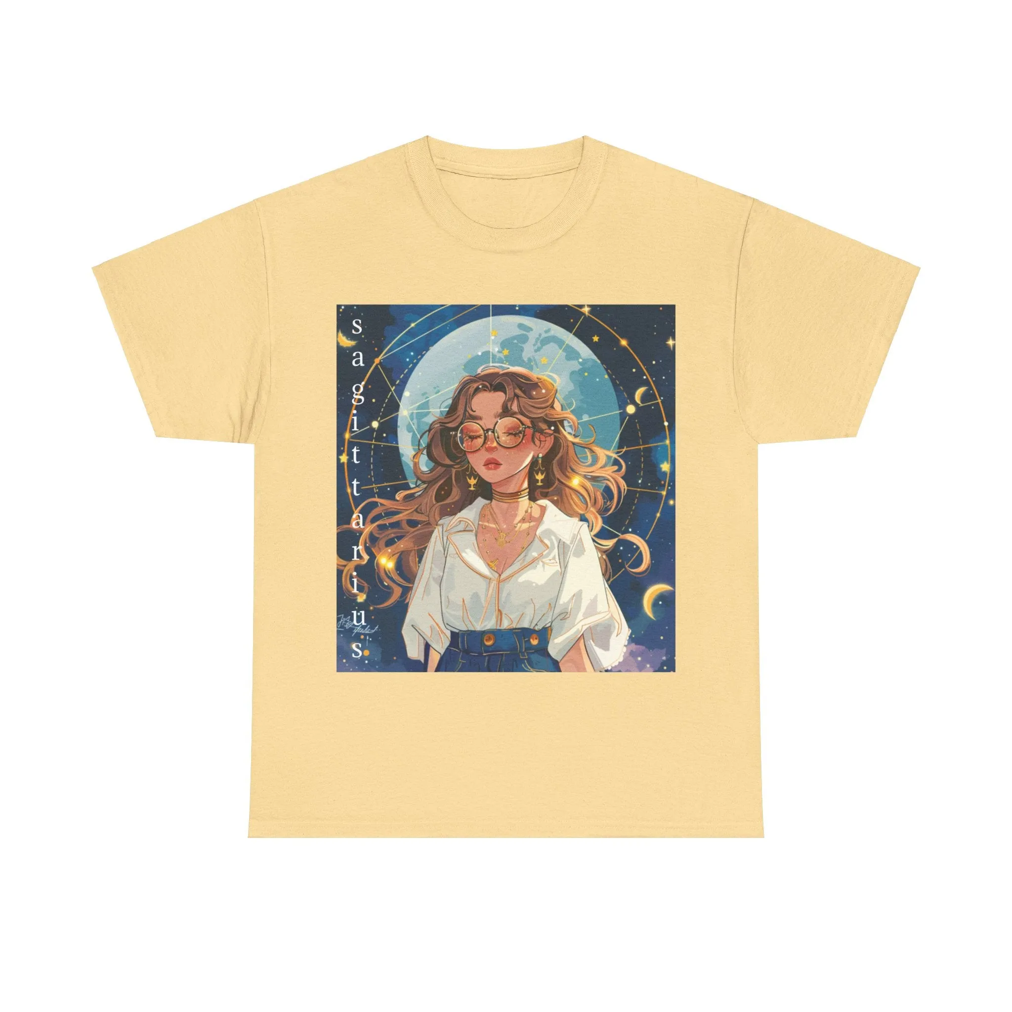 Zodiac Sagittarius Unisex Heavy Cotton Tee