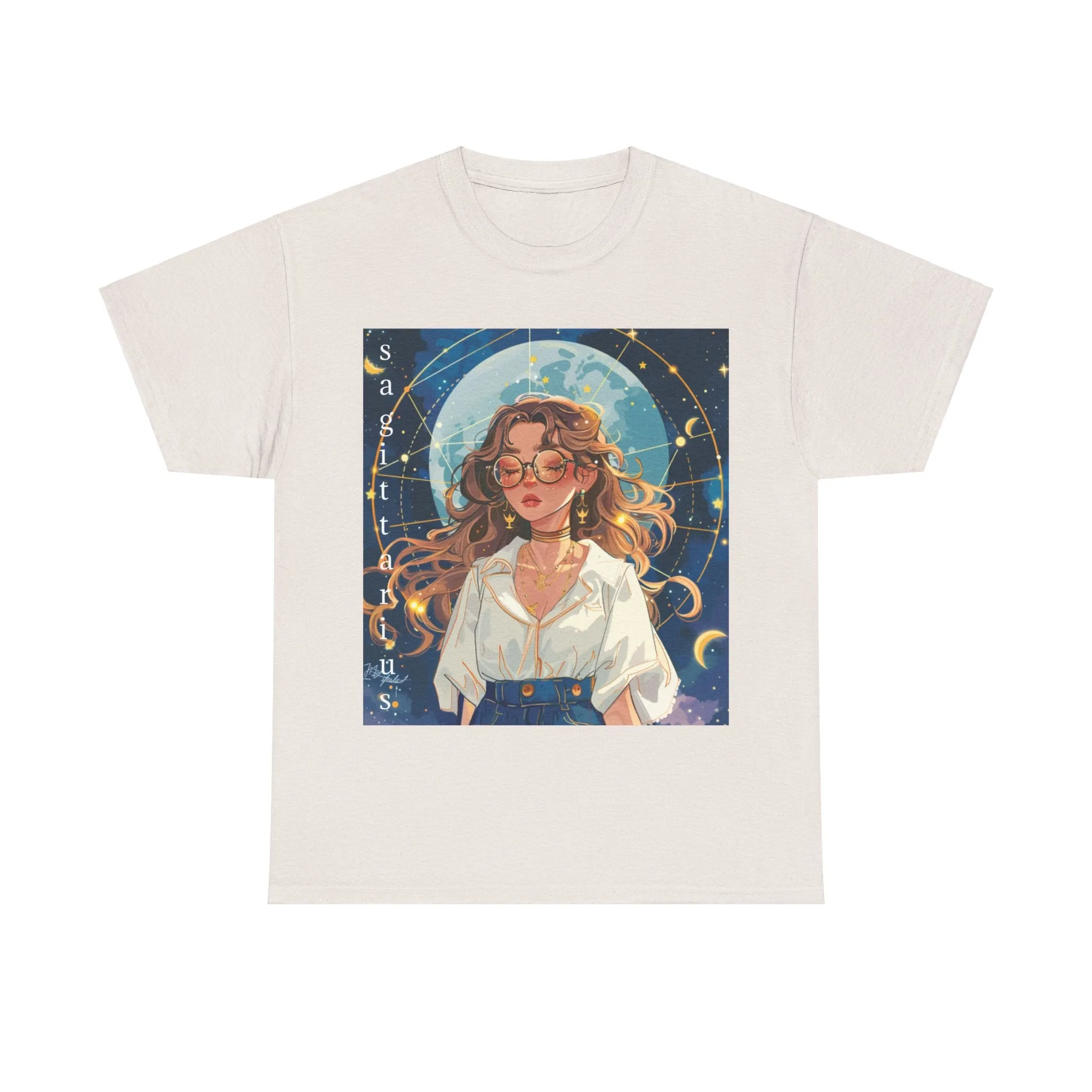 Zodiac Sagittarius Unisex Heavy Cotton Tee