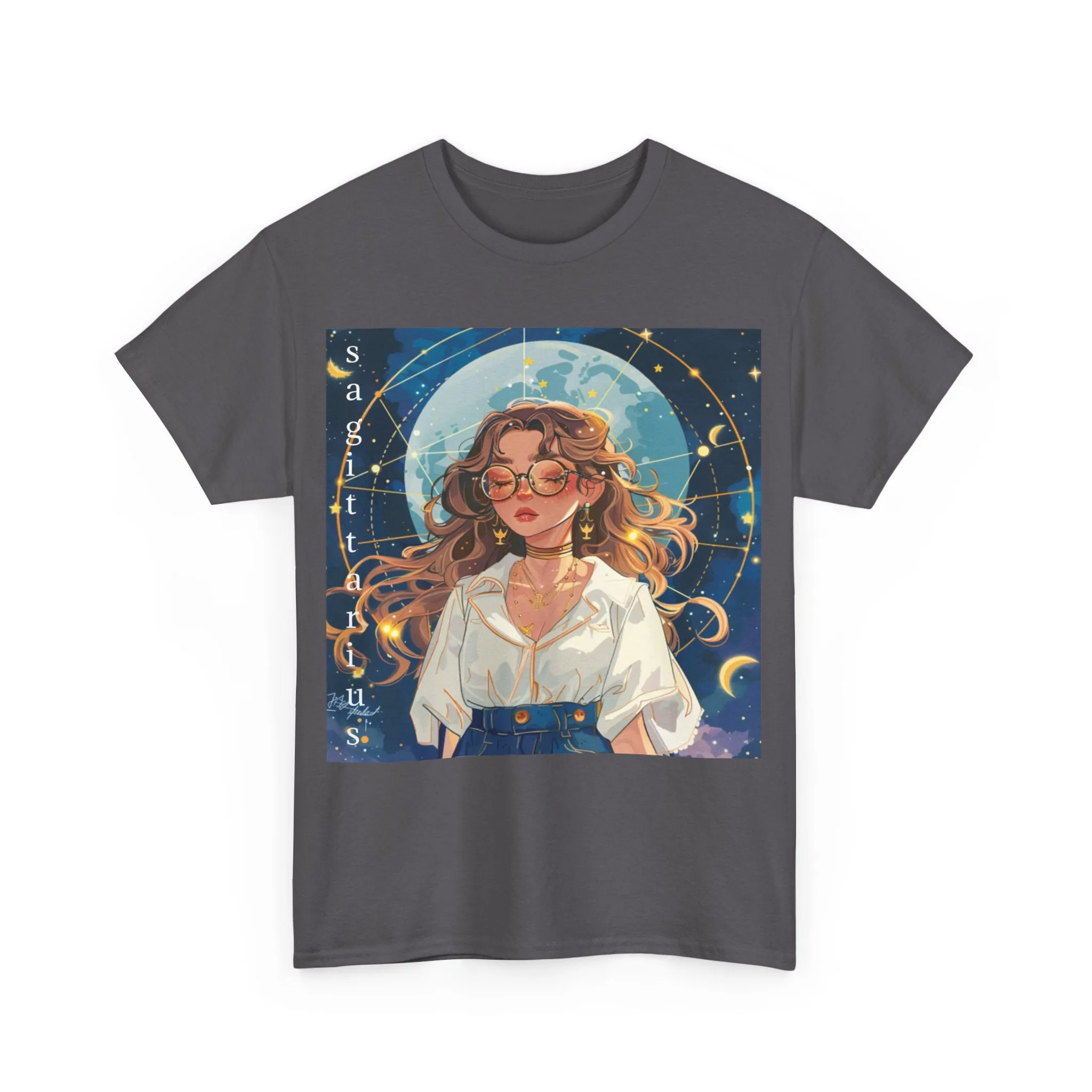 Zodiac Sagittarius Unisex Heavy Cotton Tee